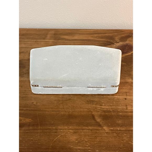 Vintage Japan Jewelry Travel Case Kanaya Brand Velvet Box Satin Interior - Picture 4 of 12